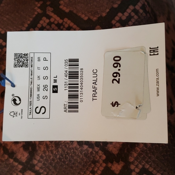 Zara Trafaluc Snakeskin Print Tshirt Dress - Picture 8 of 10